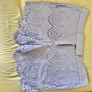 Ann Taylor Eyelet Shorts